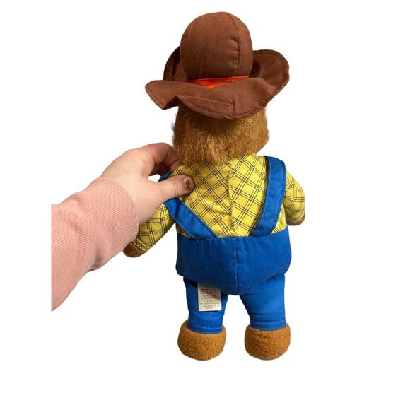 1982 Fisher-Price Toys Berenstain Bears Papa Plush 13" 778 Stuffed Bear Toy Doll - Picture 3 of 9